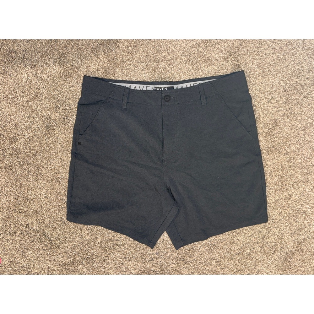 Maven Thread Co Mens Performance Shorts Dark Gray Size 34 7 Inch Inseam